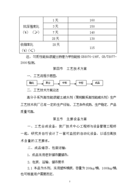 ◆◆(定稿)高分子系列高性能混凝土減水劑技術(shù)改造項目投資立項申請報告52(喜歡就下吧)-資源下載
